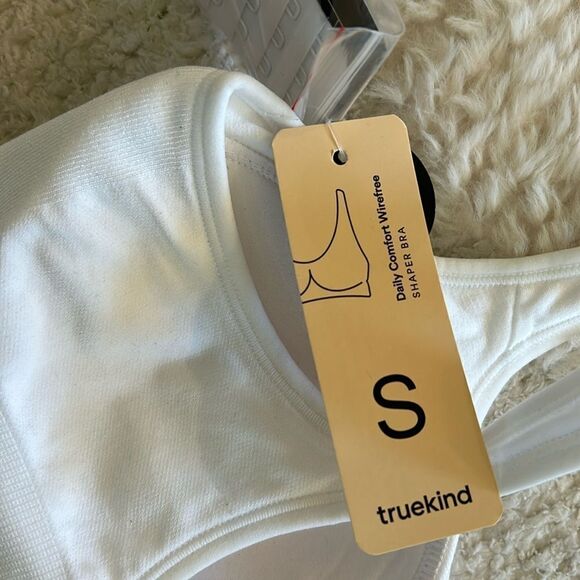 Truekind® Daily Comfort Wireless Shaper Bra, Small, White, NWT - Picture 6 of 6
